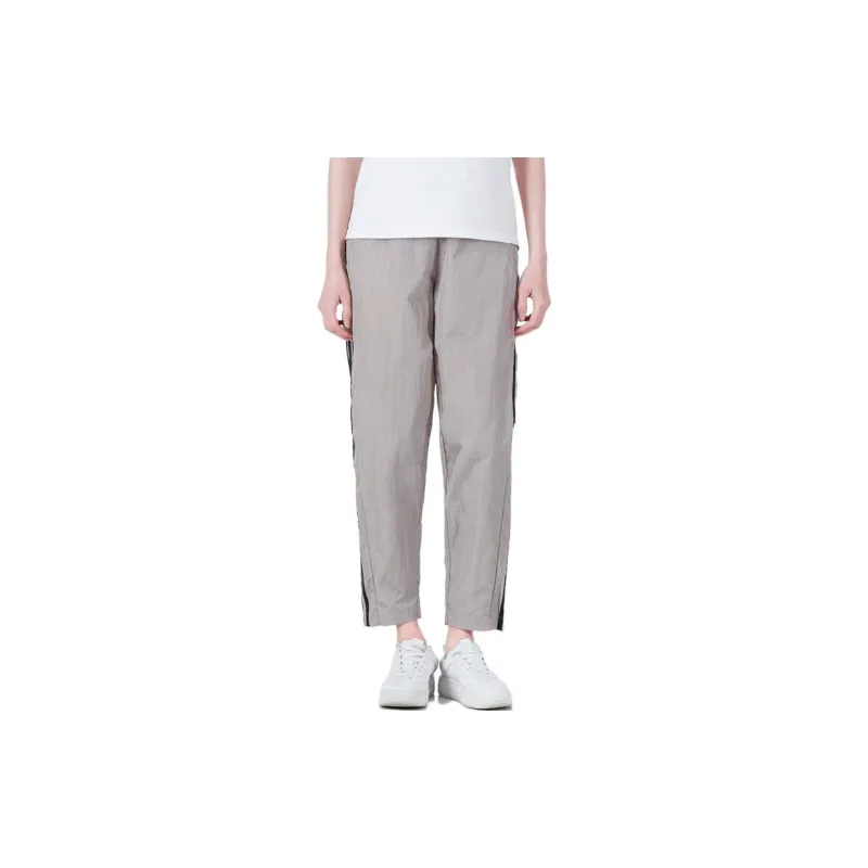 Adidas Knitted Sweatpants Women's Light Gray-3