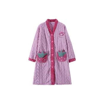 Qiao Ni Tong Pajama Robe Women's Image Color