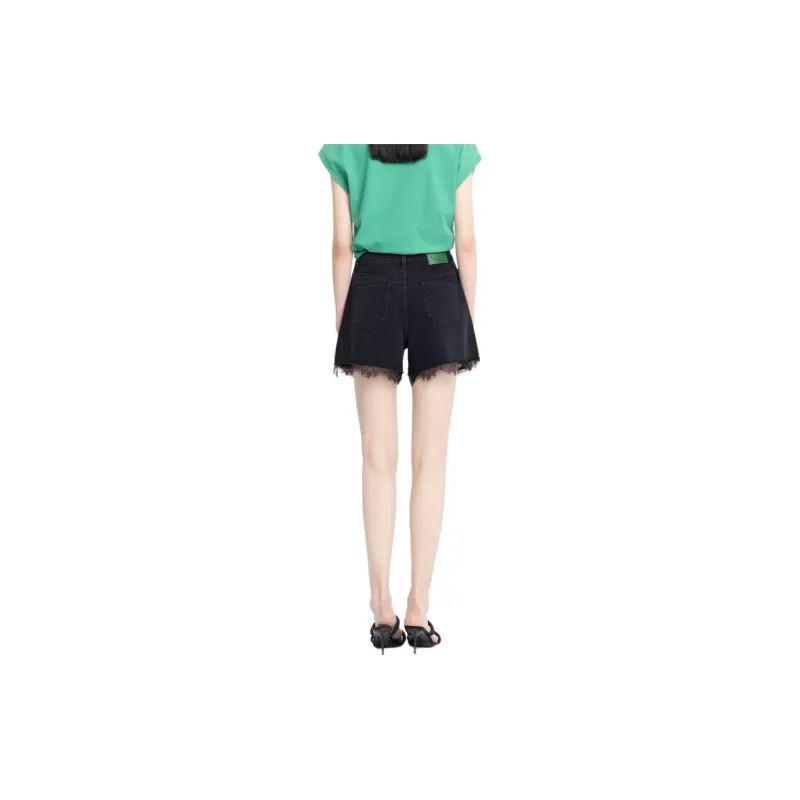 XG Denim Shorts Women's Black-2