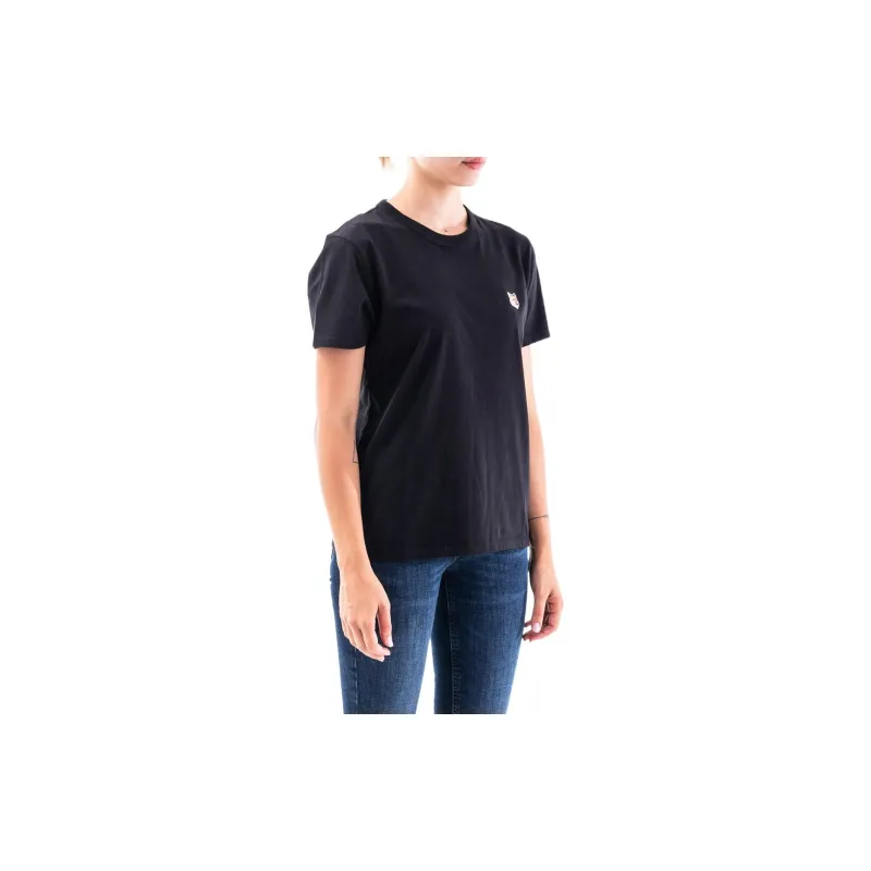 Maison Kitsune T Shirts Women's Black-2