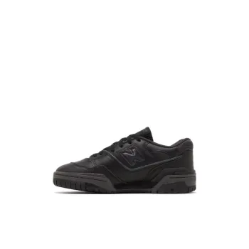 New Balance NB 550 Bungee Lace Elastic Band Low Top Kids' Skateboarding Shoes Black Kids'