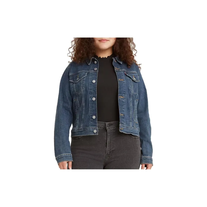 Levis Jackets Women's Gray Black-1