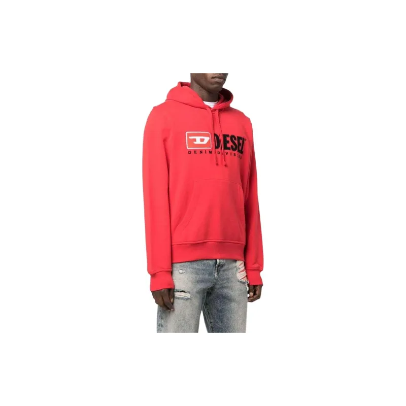 DIESEL Logo patch Cotton blend Hoodie-2