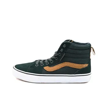 Vans Filmore Anti Slip Wear Resistant High Top Skateboard Shoes Men's Green