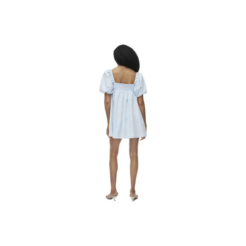 ARITZIA Wilfred Amuse Poplin Mini Dress Short-Sleeved Dresses Women's Classic Light Blue-3