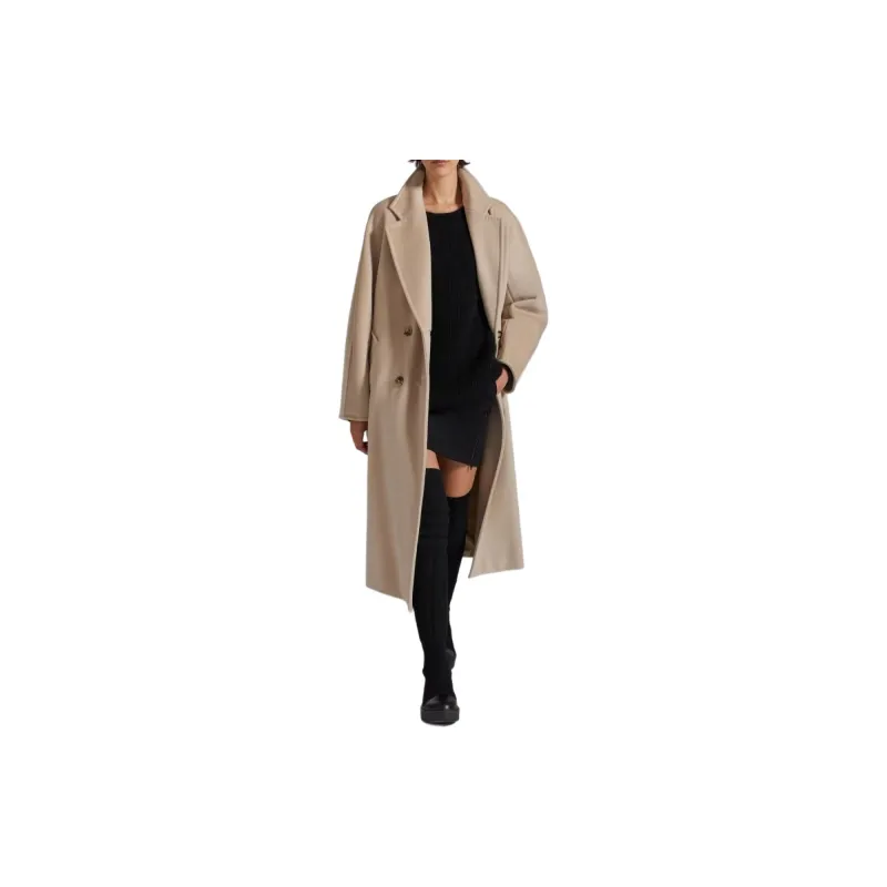 MaxMara Coats Women's Sand-1