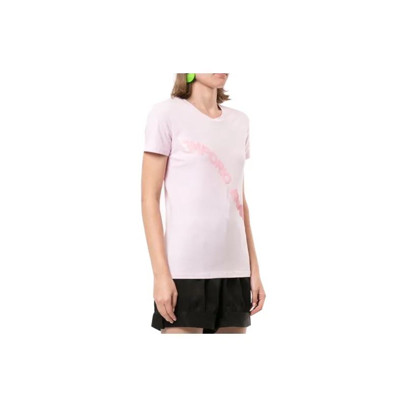 EMPORIO ARMANI T Shirts Women's Rose Pink-3