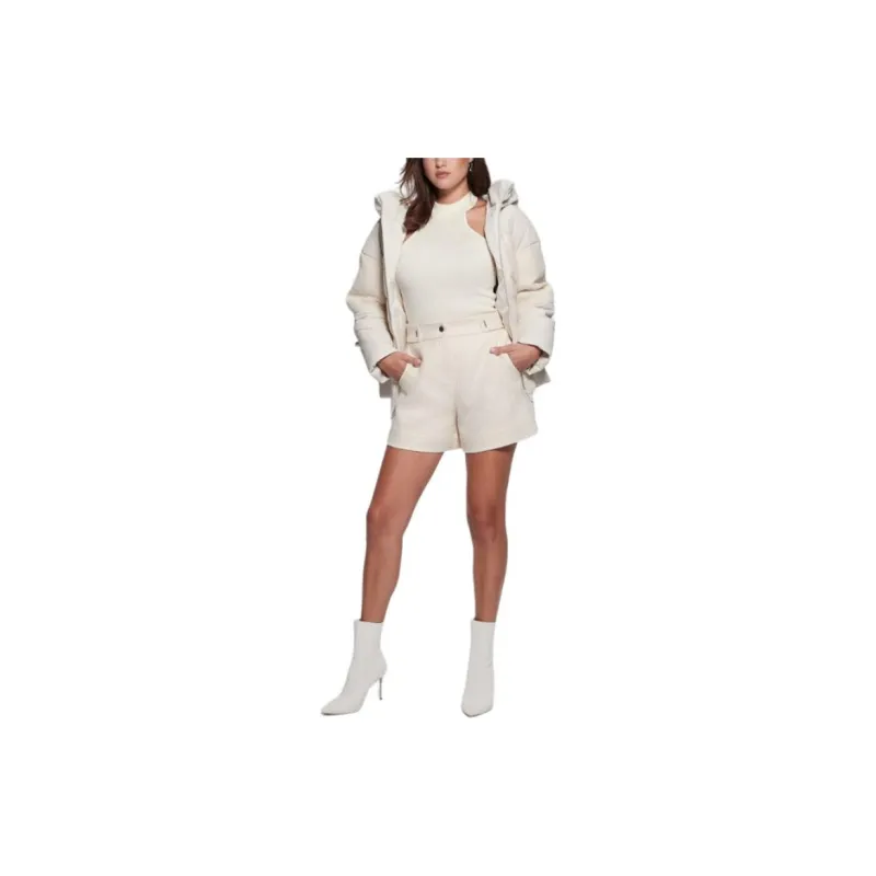 GUESS Jackets Coats Women's Ivory-2