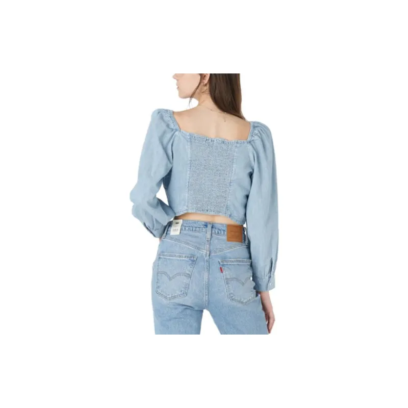 Levis Shirts Women's Indigo-4