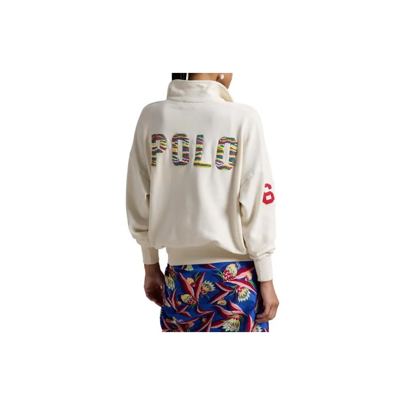 Polo Ralph Lauren SS24 Sweatshirt Women's Beige-2