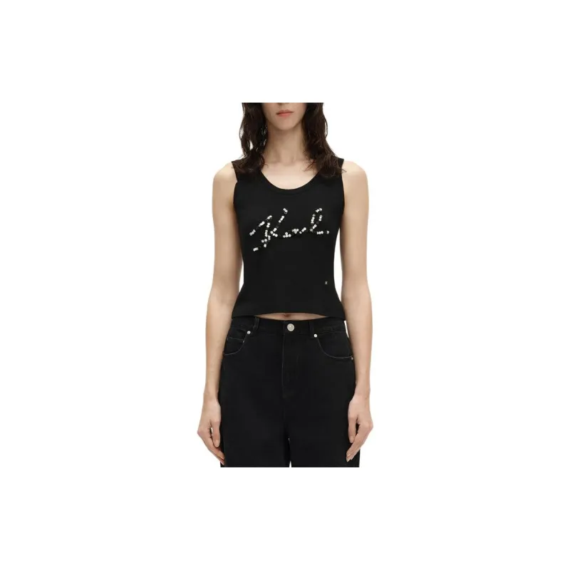 KARL LAGERFELD SS24 Tank Top Women's Black-1