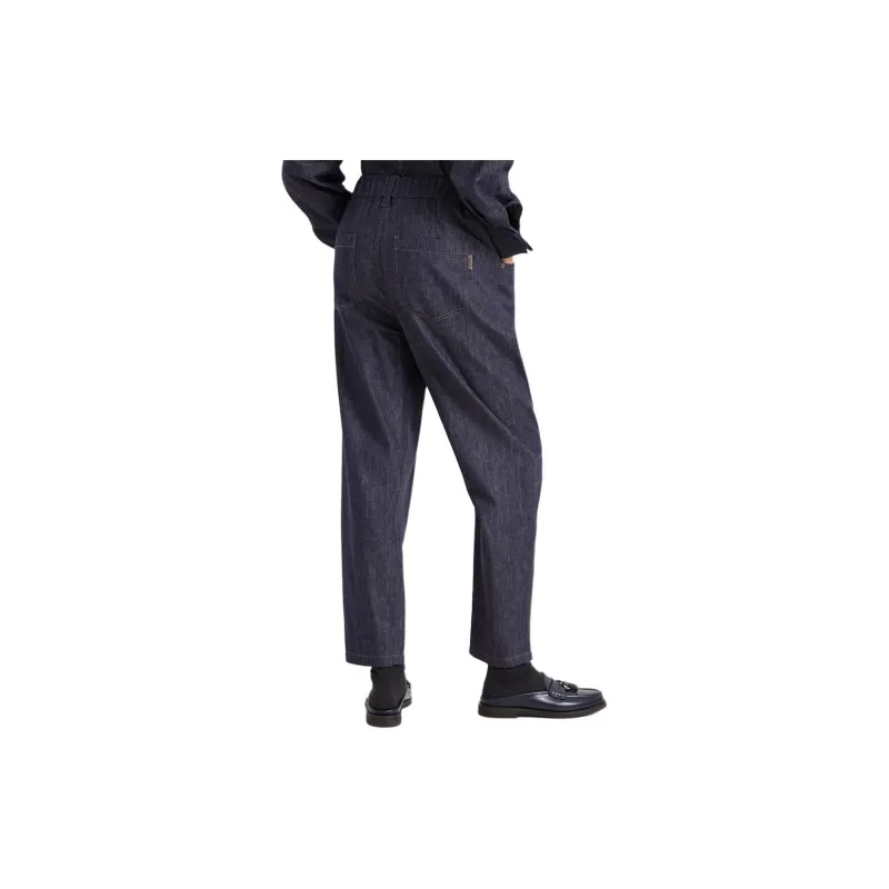 Brunello Cucinelli Elasticated waist Tapered Jeans-3