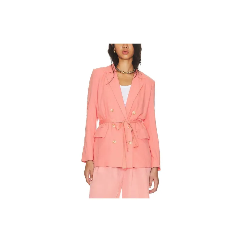 FREE PEOPLE Business Suits Coats Women's Pink-1