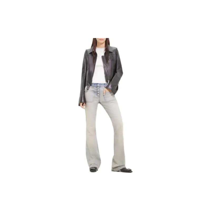 Courrèges Zipped Iconic Jacket 'Black'-1