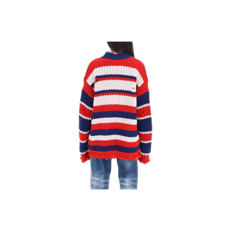 DSQUARED 2 Cashmere Sweater Women's Marine Blue-2