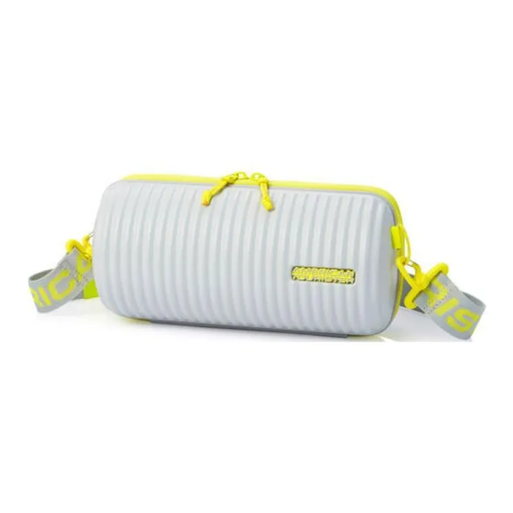 AMERICAN TOURISTER PC Crossbody Bag Regular Unisex Gray & Lime-1