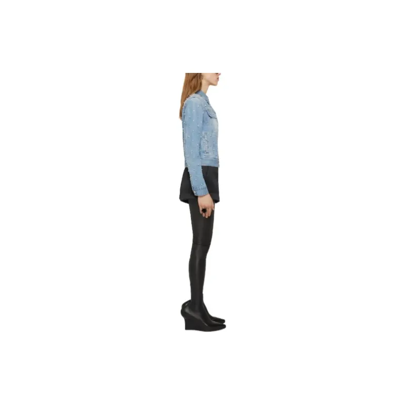 Givenchy Denim Jackets Women's Blue-2