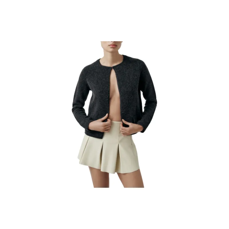 ZARA Casual Short Skirts Women's White-1