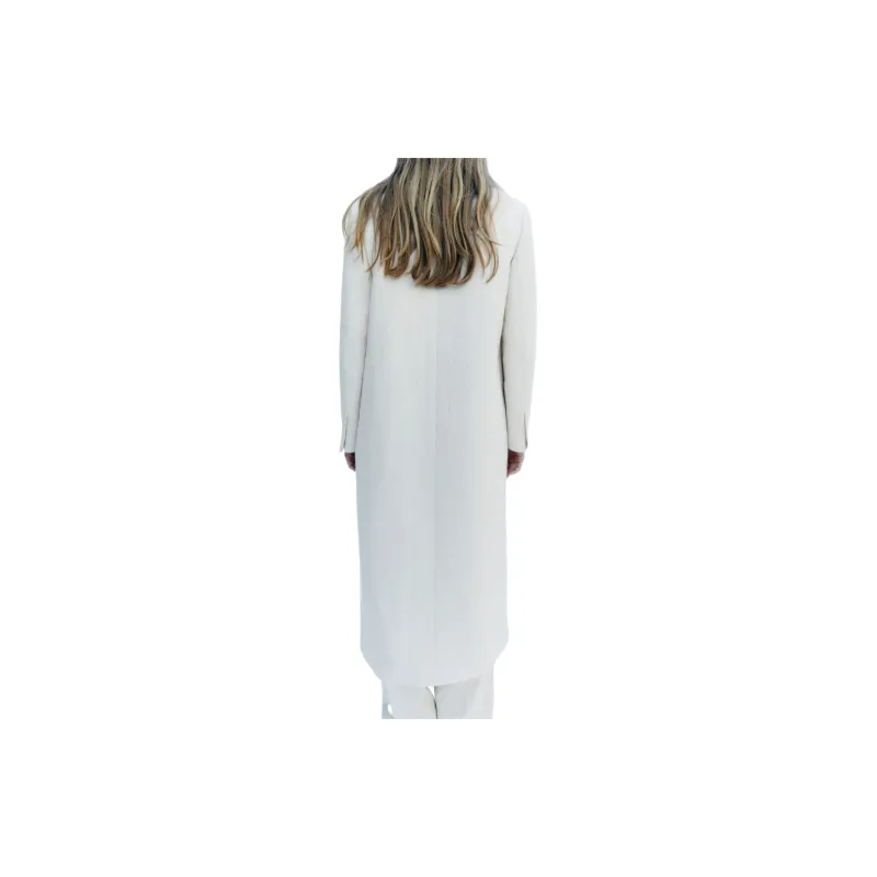 ZARA Coats Women's White-2