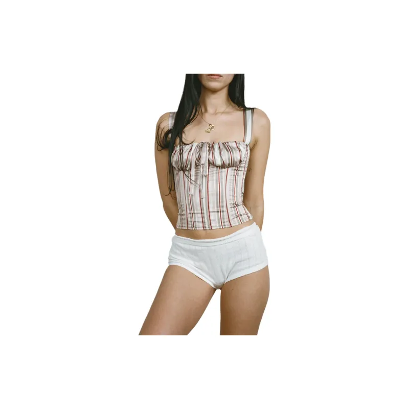 Miaou AGNES CORSET Tank Tops Women's Stripes-2
