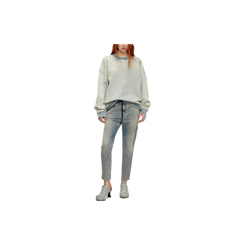 DIESEL 2041 D Fayza Drawstring Cropped Jeans-1