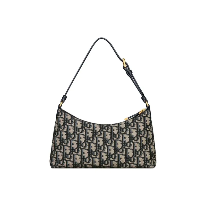DIOR 30 Montaigne Cigale Mini Hobo Shoulder Bag Women's Blue-2