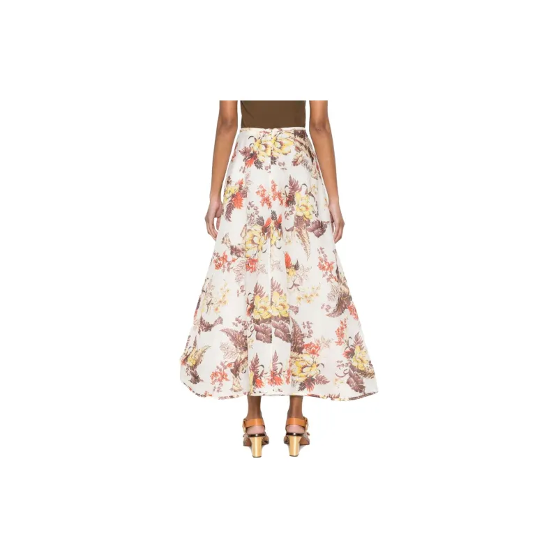 Zimmermann Matchmaker Floral print A line Skirt-3
