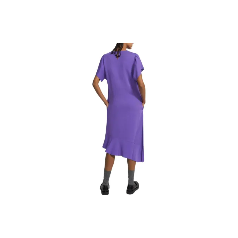 THEORY Short-Sleeved Dresses Women's Purple-1