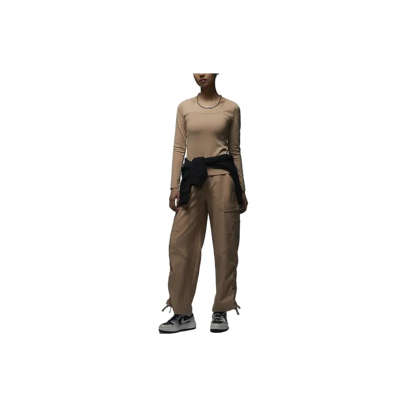 Jordan T Shirts Women's Desert Yellow-2