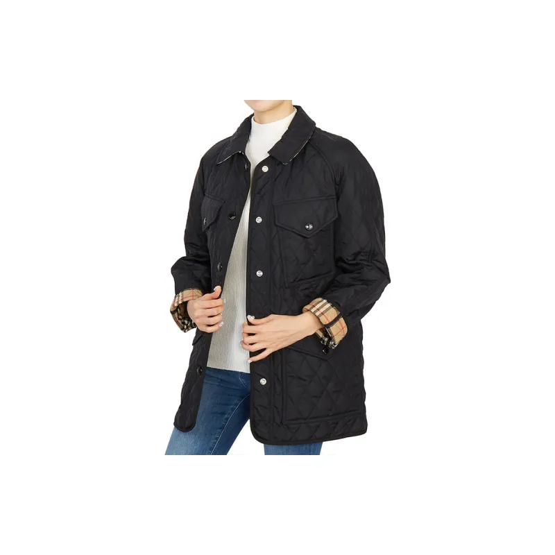 Burberry Puffer Jacket Women's Black-7