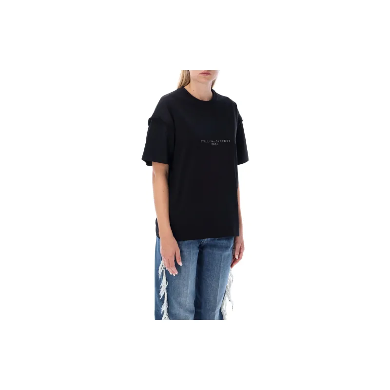 Stella McCartney Crewneck Dropped Shoulder T-Shirt-5