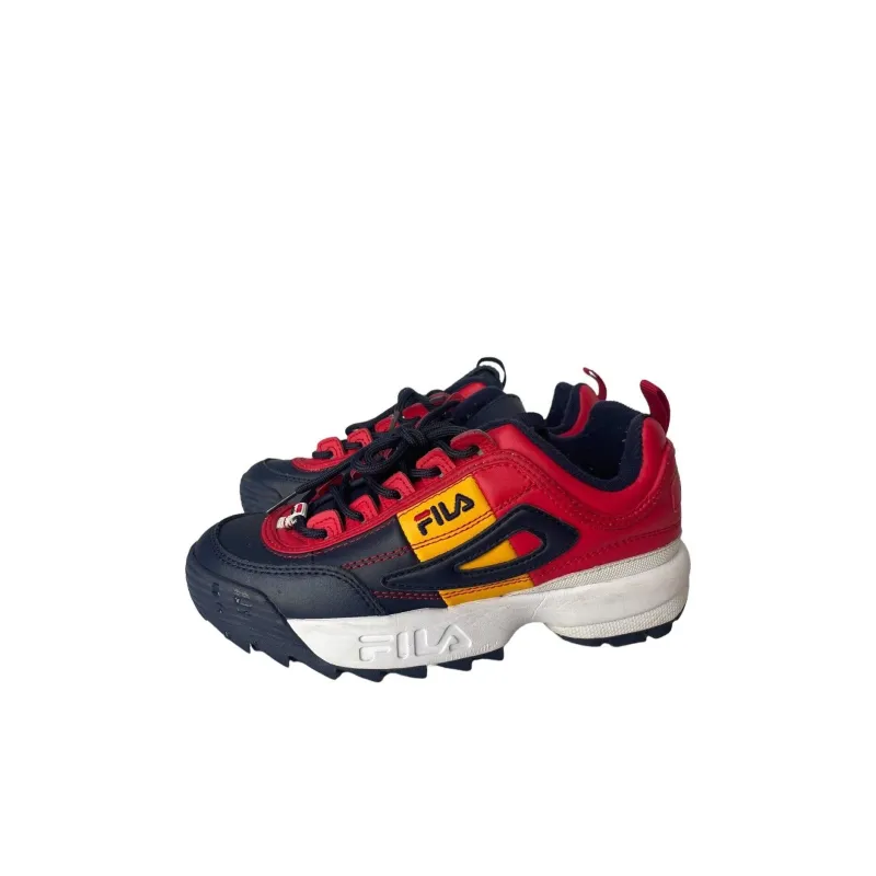 FILA KIDS Disruptor 2 Anti Slip Wear Resistant Kids Lifestyle Shoes Black Red Kids'-2