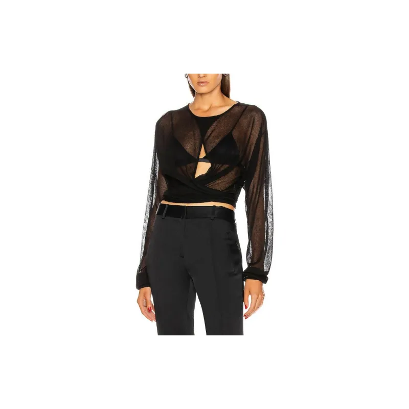 Lemaire Regular T Shirt Women's Black-4