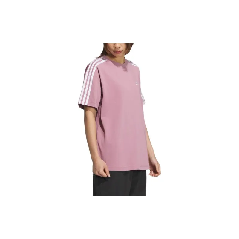 Adidas T Shirt Women's Purple Pink-3