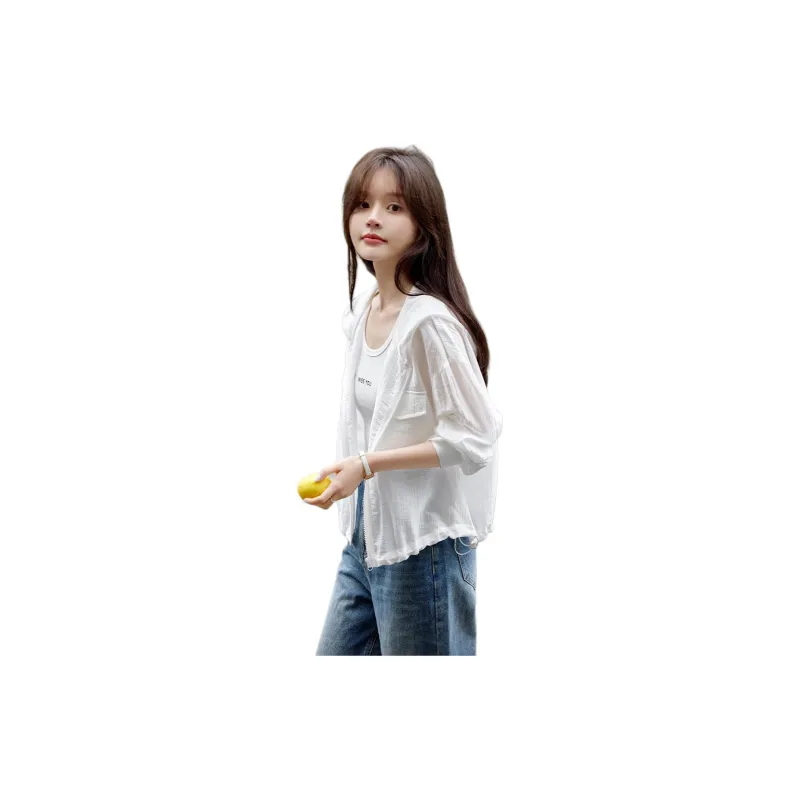 Mo Han Yi Mei Shirt Women's Raw White-3