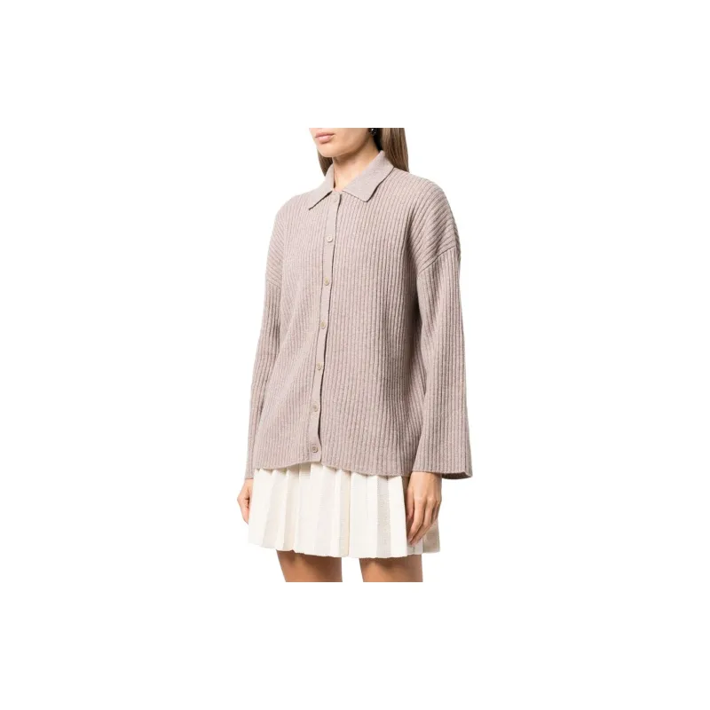 Reformation Fantino Cashmere Collared Cardigan-3