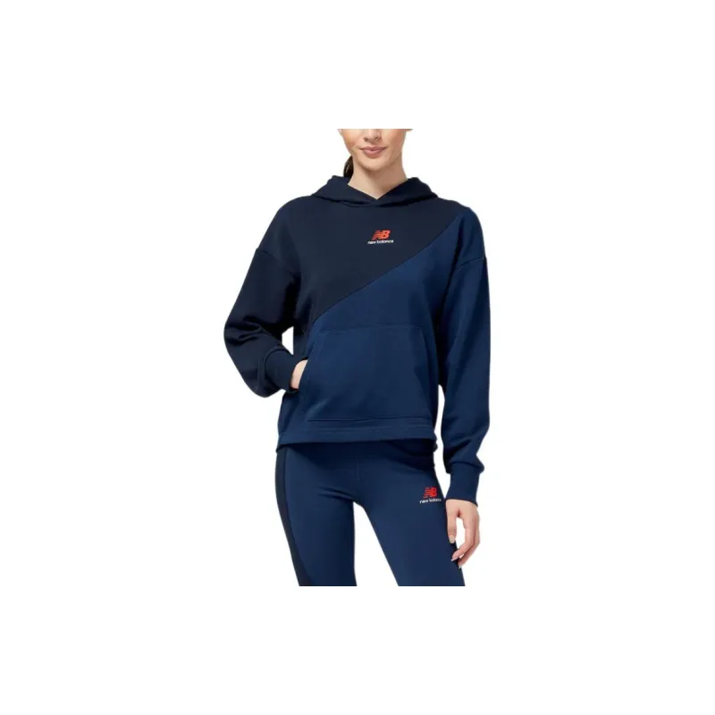 New Balance R.W.Tech Heat Loft Sweatshirts Women's Blue-2