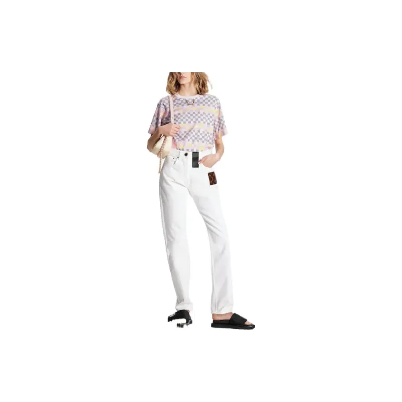 LOUIS VUITTON New Quarterly Products Of LV T-Shirts Women's Multicolor-1