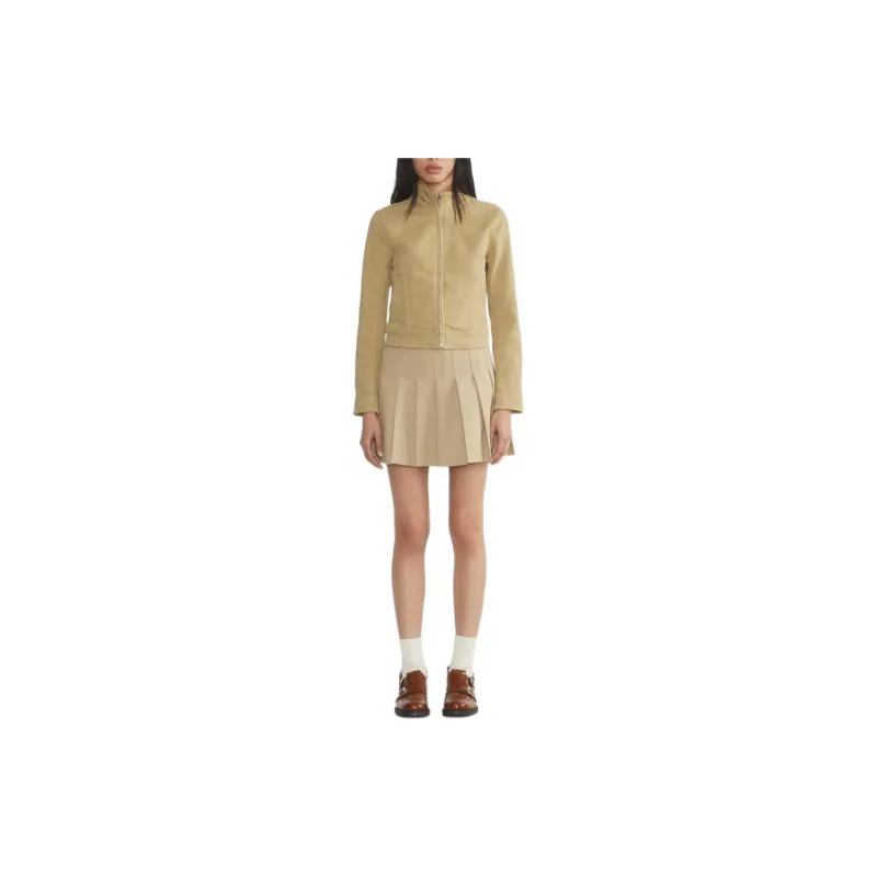 ARITZIA Sunday Best Lourdes Jacket Jackets Coats Women's Wicker Tan-2