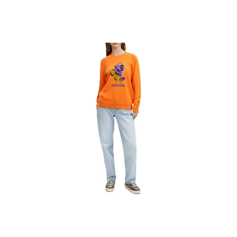 COACH Sweaters Women's Orange-1