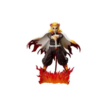 Aniple Kyojuro Rengoku Demon Slayer  Kimetsu No Yaiba Wireless Train Arc Flame Pillar Scale Figures