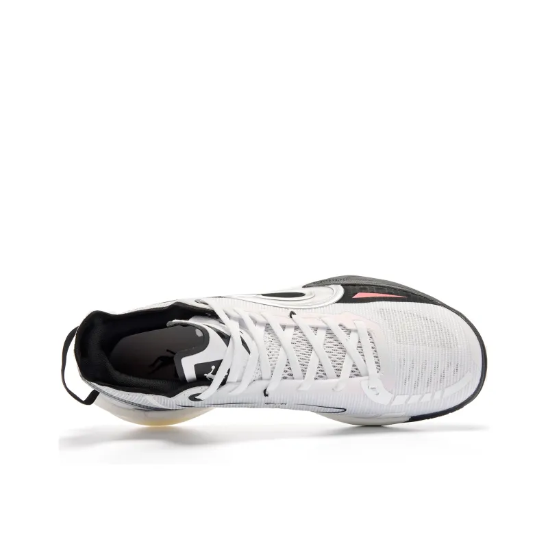 QIAODAN Fang Ci RISE 2.0 Basketball Shoes Men Low Top Black/Jordan White-3
