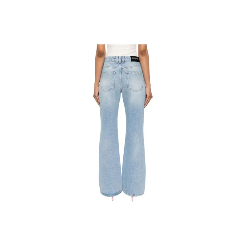 BALMAIN Mid rise Flared Jeans-2