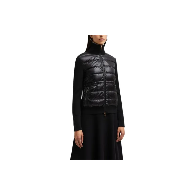 Moncler Tricot Zip Up Padded Jacket-2