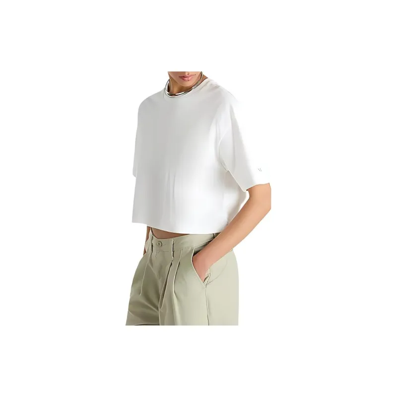 Vans SKATE BLURB T-SHIRT Drop Shoulder Sleeve T-Shirt Women's White-2