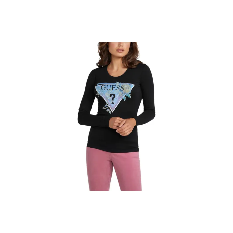 GUESS T Shirts Women's Black-2