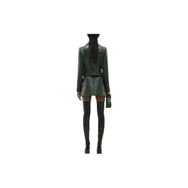 Courrèges Reedition Vinyl Jacket 'Green'-2