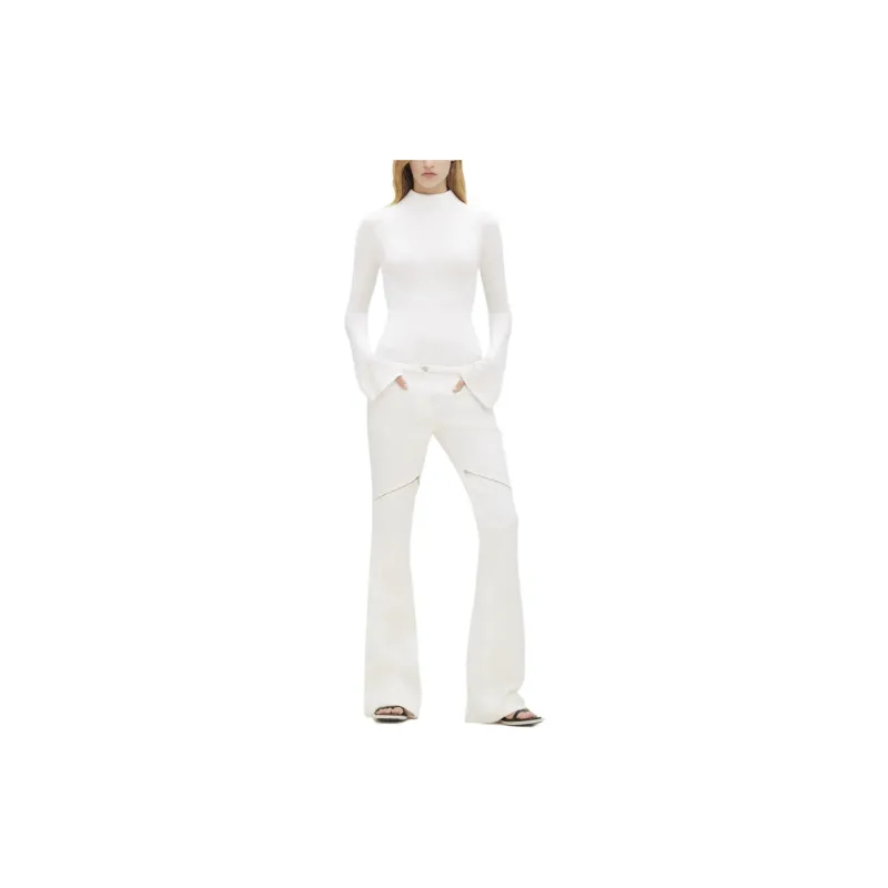 COURREGES Ellipse Zipped Twill Trousers-3