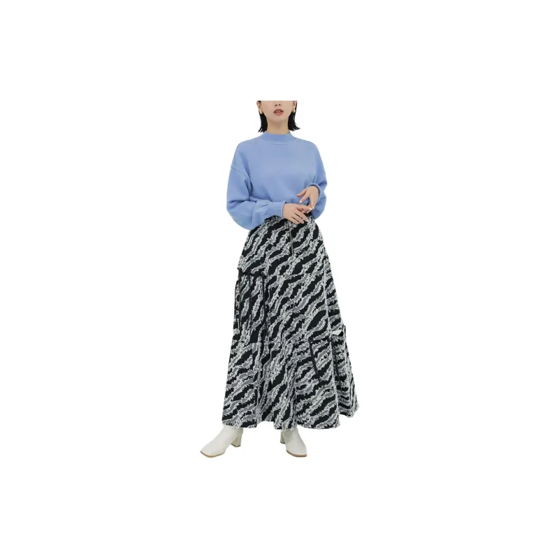 UNITED TOKYO Casual Long Skirts Women's Black-1