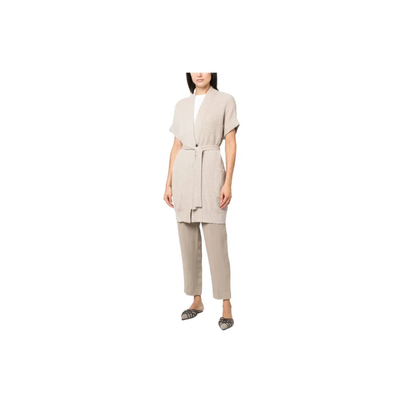 Brunello Cucinelli Chunky knit Sleeveless Cardigan-1